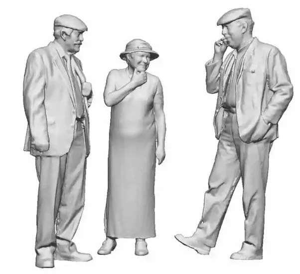 0199-043 O Gauge Pendon Collection – People in Conversation Bundle 1