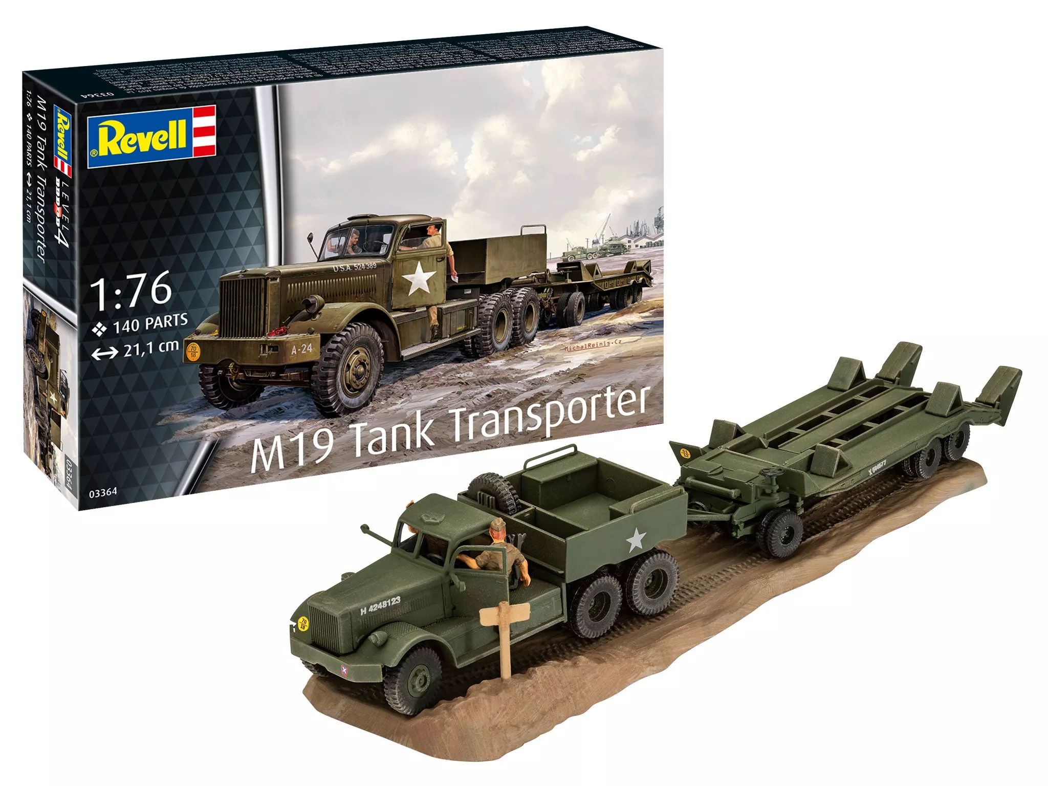 03364 M19 Tank Transporter Model Kit