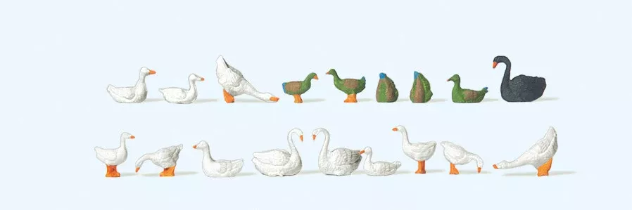 14167 Preiser Ducks Geese and Swans