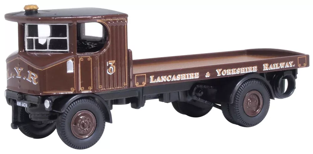 76SEN003 Lancashire & Yorkshire Railway Sentinel Flatbed
