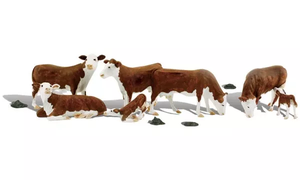 A2144 – Hereford Cows (N Scale)