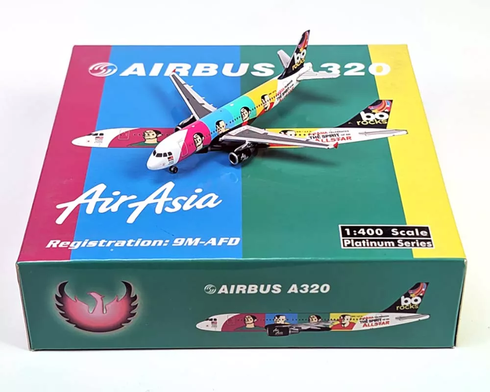 Air Asia Bo Rocker A320 9M-AFD 1:400 Scale Phoenix PH10402No reviews yet. Write a review!