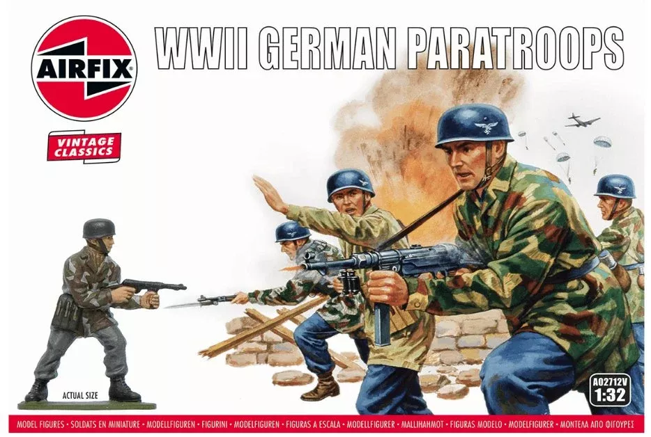 Airfix German Paratroops Model Kit