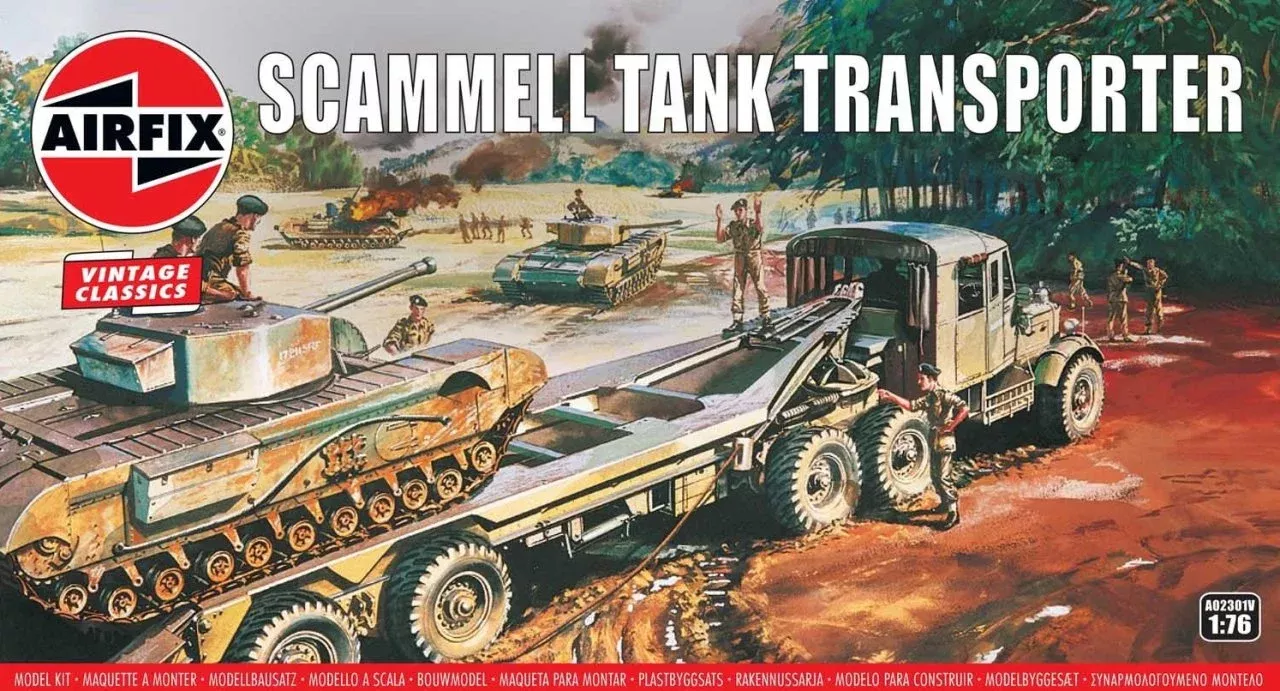 Airfix Scammel Tank Transporter Model Kit