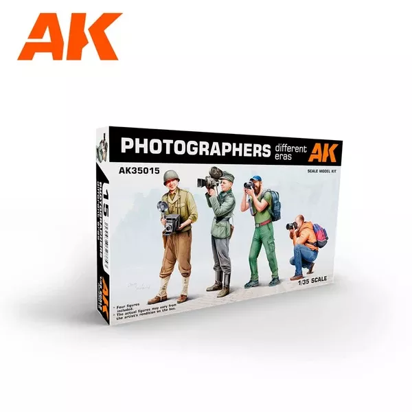 AK Interactive 35015 1/35 Photographers Different Eras