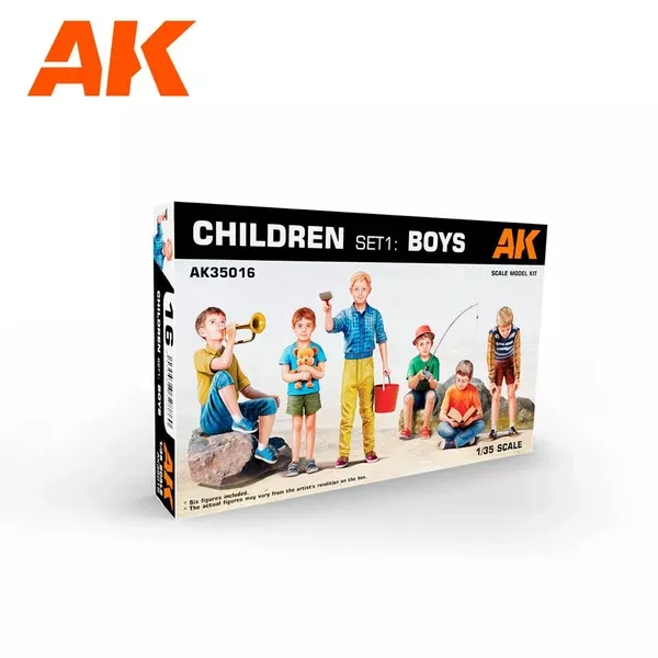 AK Interactive 35016 1/35 Children Set 1 Boys