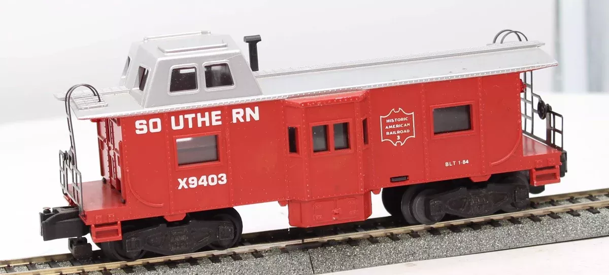 American Flyer 4-9403 SOUTHERN BAY WINDOW CABOOSE Caboose S Scale Used Damaged Box