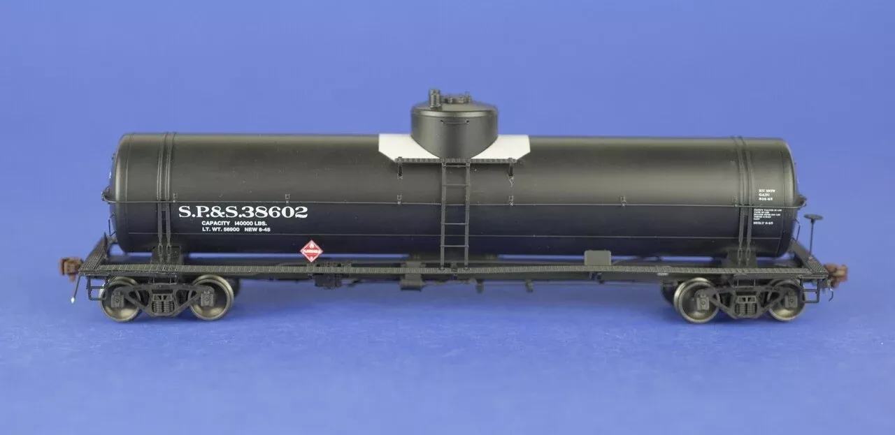 American Limited Models 1854 HO Scale GATC Welded Tank Car Spokane Portland & Seattle SP&S 38602