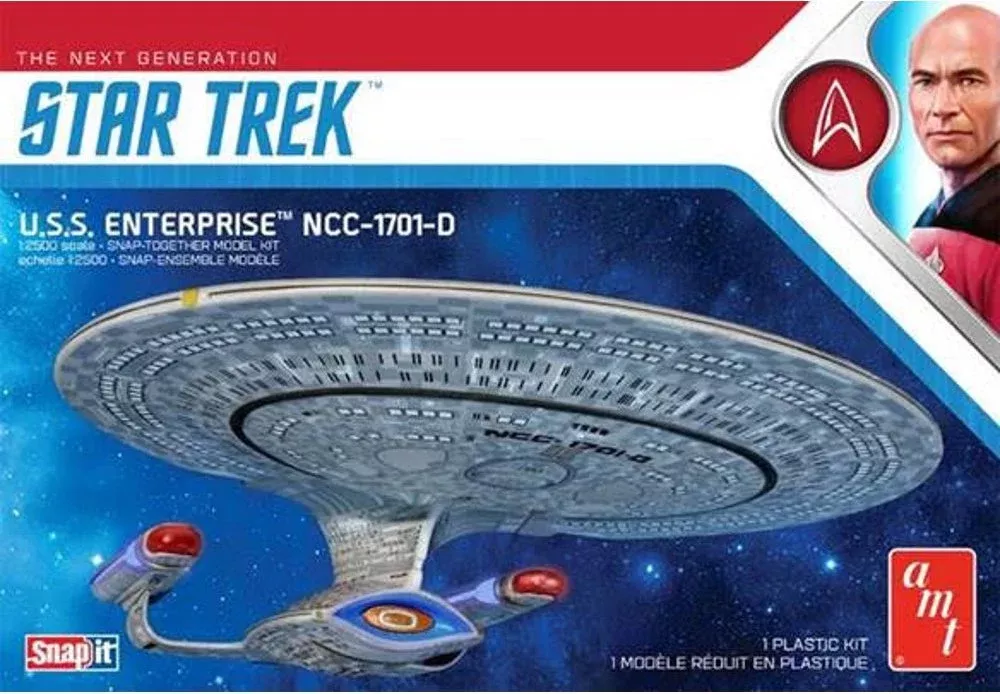 amt 1126 1/2500 Star Trek The Next Generation USS Enterprise NCC1701D Kit