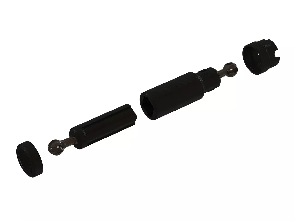 ARRMA AR310866 CVD Composite Slider Driveshaft Set for 3S and 4×4 Mega Vehicles