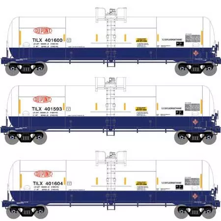 Athearn 15929 HO Scale RTC 20,900 Gallon Acid Tank Car Dupont TILX