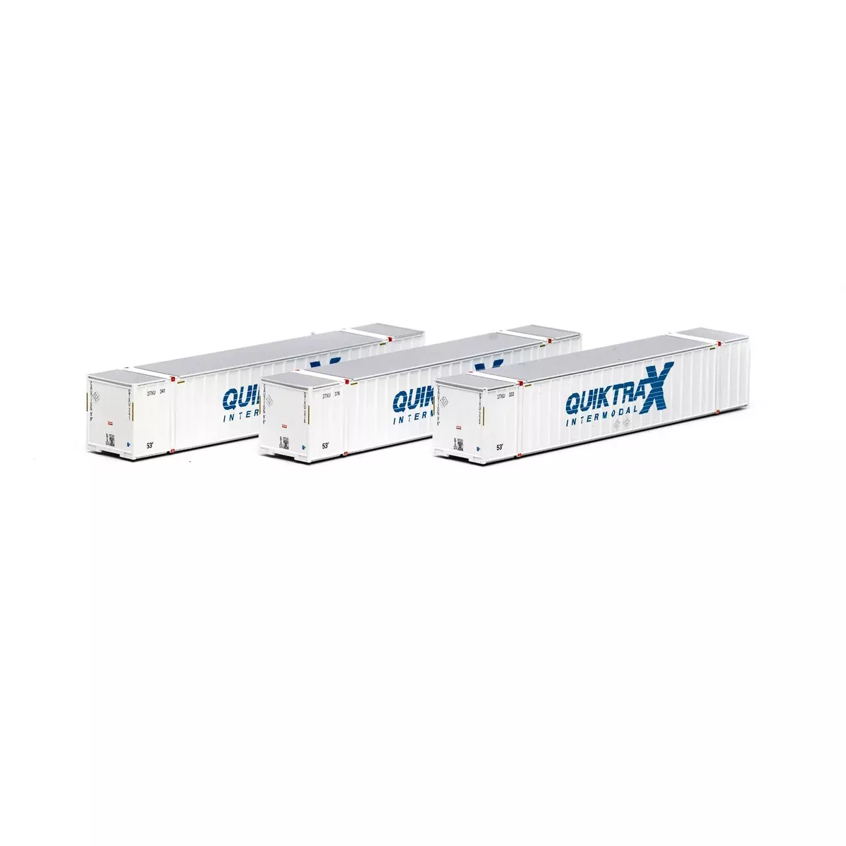 Athearn 17663 N Scale 53′ Stoughton Intermodal Container Quik Trax