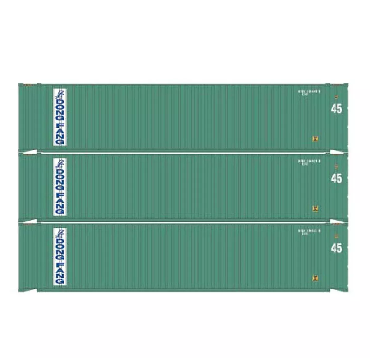 Athearn 28043 HO Scale 45′ Container Dong Fang DFSU #2