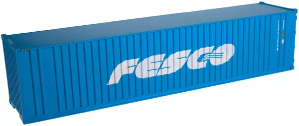 Atlas 4038-4 FESCO 40′ Container Light Blue/White 512031 limited O SCALE NEW