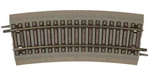 Atlas 461 True-Track(R) Code 83 Track & Roadbed System -- 1/2 18 Radius Curves pkg(4) HO Scale
