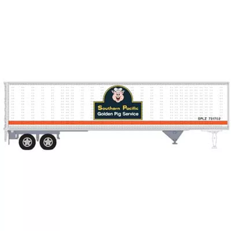 Atlas 50 007 207 N, 45' Pines Trailer, Southern Pacific 721702