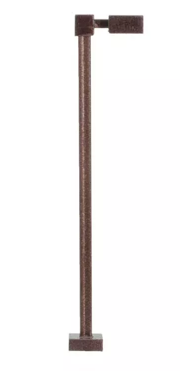 Atlas 70000202 Single-Arm Square LED Light 3-Pack -- Bronze (Cool White LED) Scale Height: 15'4.6m HO Scale