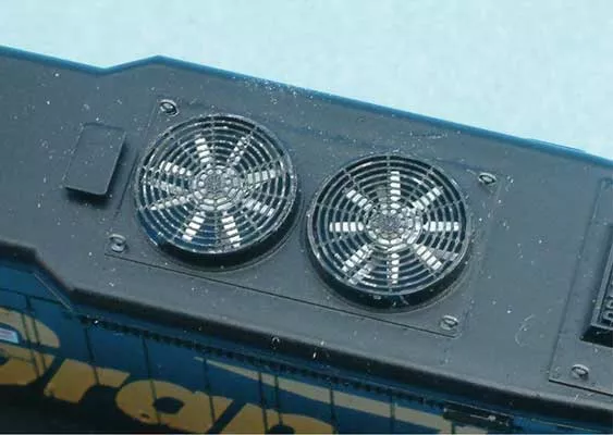 Atlas BLMA81 48 Fan Grills -- No Center Plate - 8-Blade pkg(5) N Scale