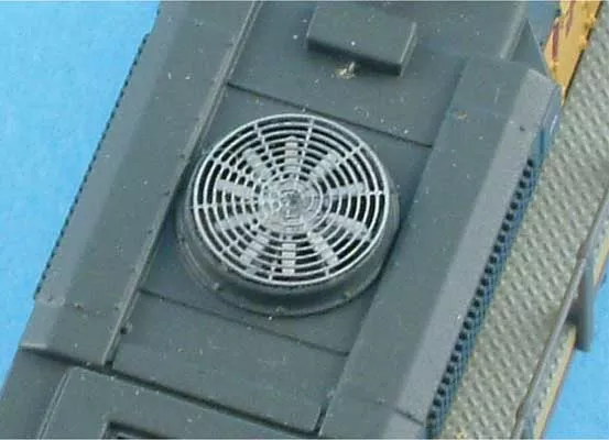 Atlas BLMA82 48 Fan Grills -- No Center Plate - 10-Blade pkg(5) N Scale