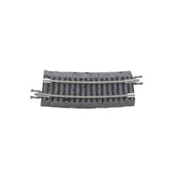 Atlas G2413 Code 65 Curved Track with Gray Ballast - True Track -- 1/2 Section, 12-1/231.8cm Radius pkg(8) N Scale
