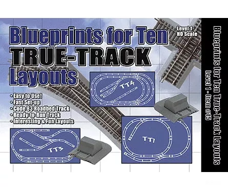 Atlas HO 15 Blueprints for 10 True-Track Layouts