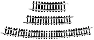 Atlas HO 150 Code 100 Nickel-Silver Snap Track, 9″ Straight, Black Ties