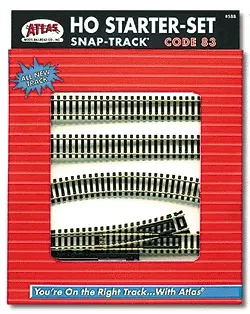 Atlas HO 588 Code 83 Track Starter Set