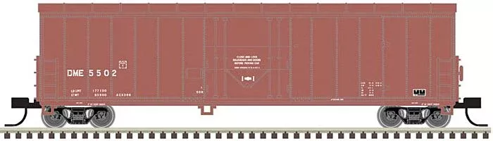 Atlas Model Railroad 50005144 N Scale NACC 50′ Smooth-Side RBL Insulated Boxcar – Ready to Run – Master(R) — Dakota, Minnesota & Eastern 5502 (brown)