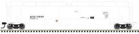 Atlas Model Railroad 50005363 N Scale ACF 33,000 Gallon Tank Car - Ready to Run - Master(R) -- ACFX 17067 (white, black)