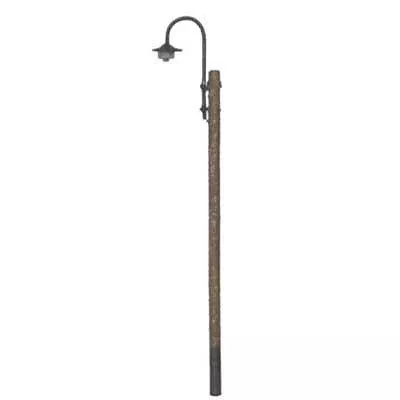 Atlas Model Railroad 60000086 N Scale Curved LED Light on Wooden Pole