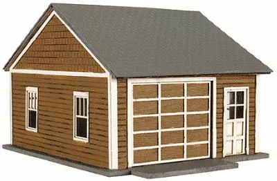 Atlas Model Railroad 735 HO Scale Kim’s Classic Garage – Kit (Laser-Cut Wood) — pkg(2)