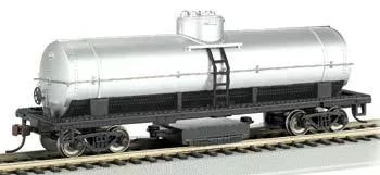 Bachmann 16304 HO Scale Track Cleaning Tank Car — Unlettered, Silver