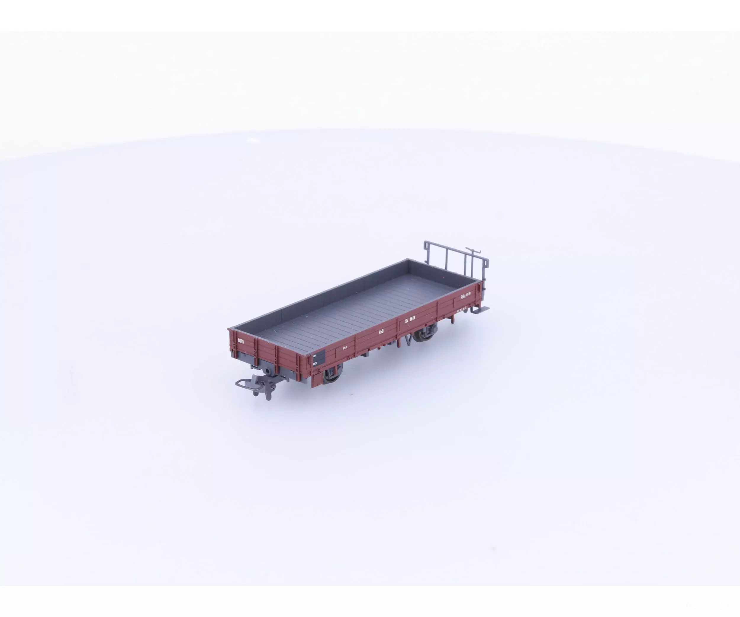Bemo 2268193 HOm RhB Low Side Flat Car Xk8613 (2nd Hand)