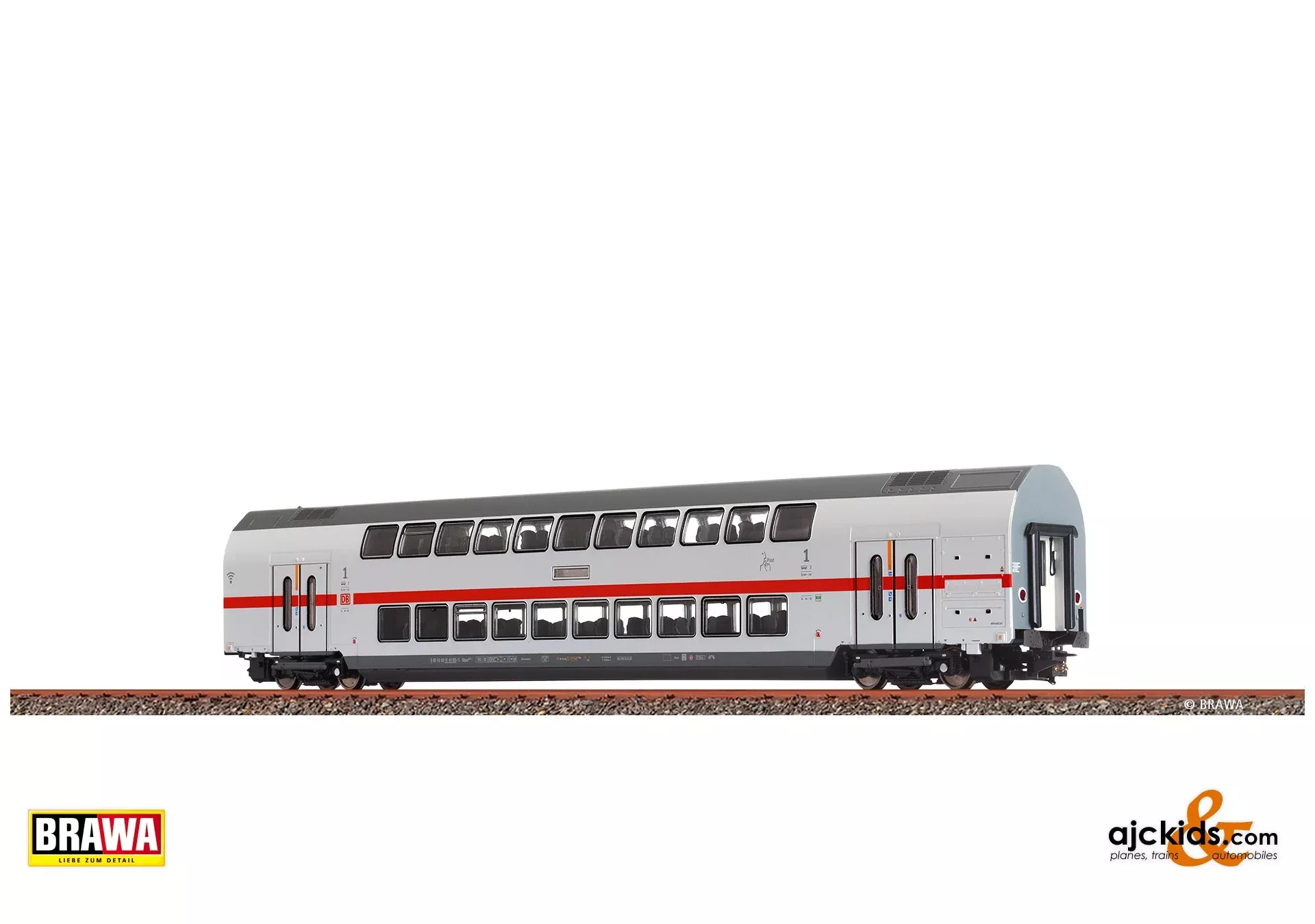 Brawa 44562 - H0 TWINDEXX VarioIC2 Middle Wagon DB AG, 1st class