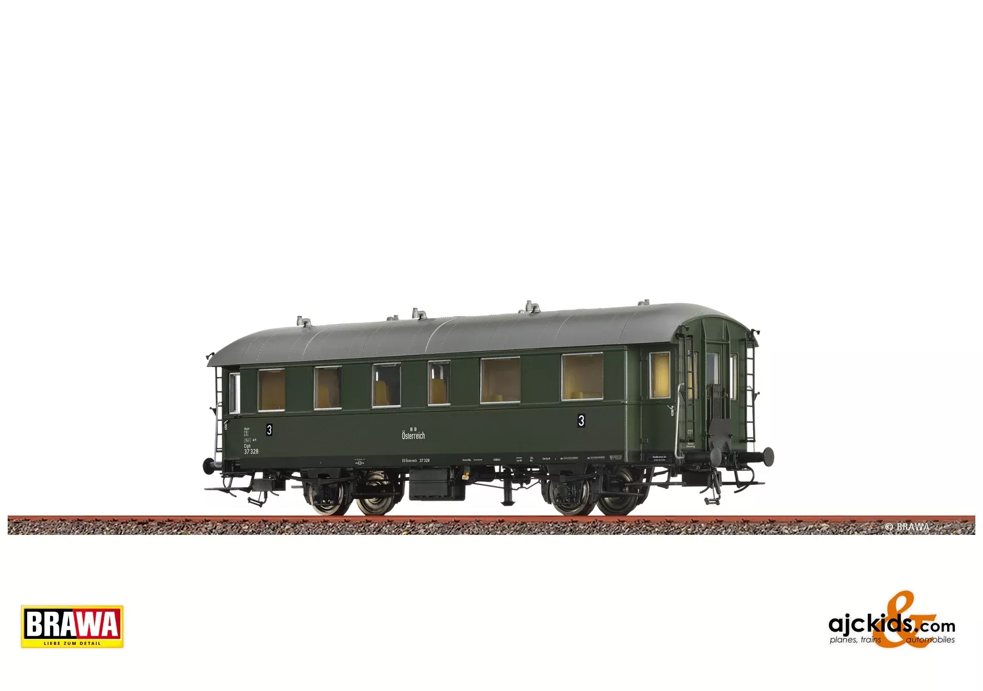 Brawa 45535 – H0 Passenger Coach Ciph BBÖ