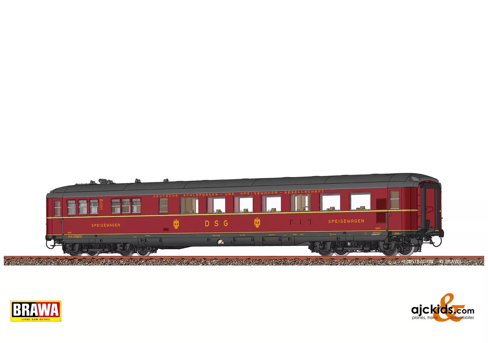 Brawa 51062 - H0 Dining Car WRüge DSG