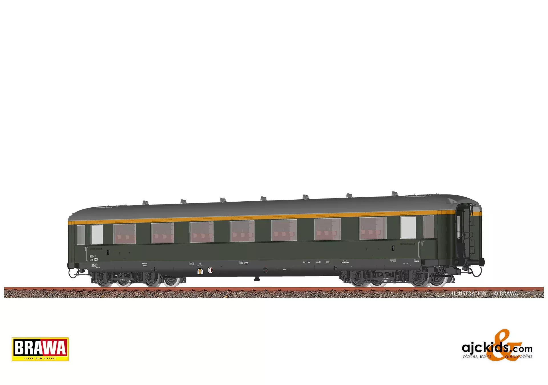 Brawa 51102 - H0 Passenger Coach A4üh ÖBB