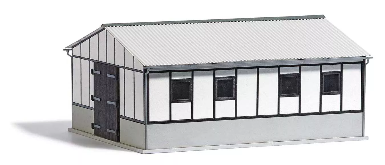 Busch 1910 HO Scale Marienberg Shed — Laser-Cut Kit