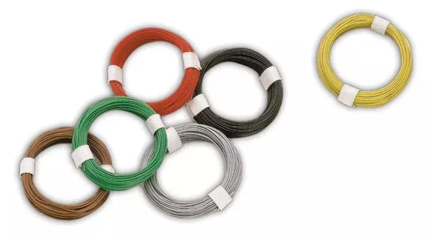 Busch 5792 Micro Wire/Cable, Green, .25mm Diameter