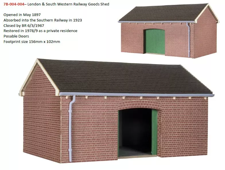 Dapol Kitmaster Genesis LSWR Goods Shed Kit