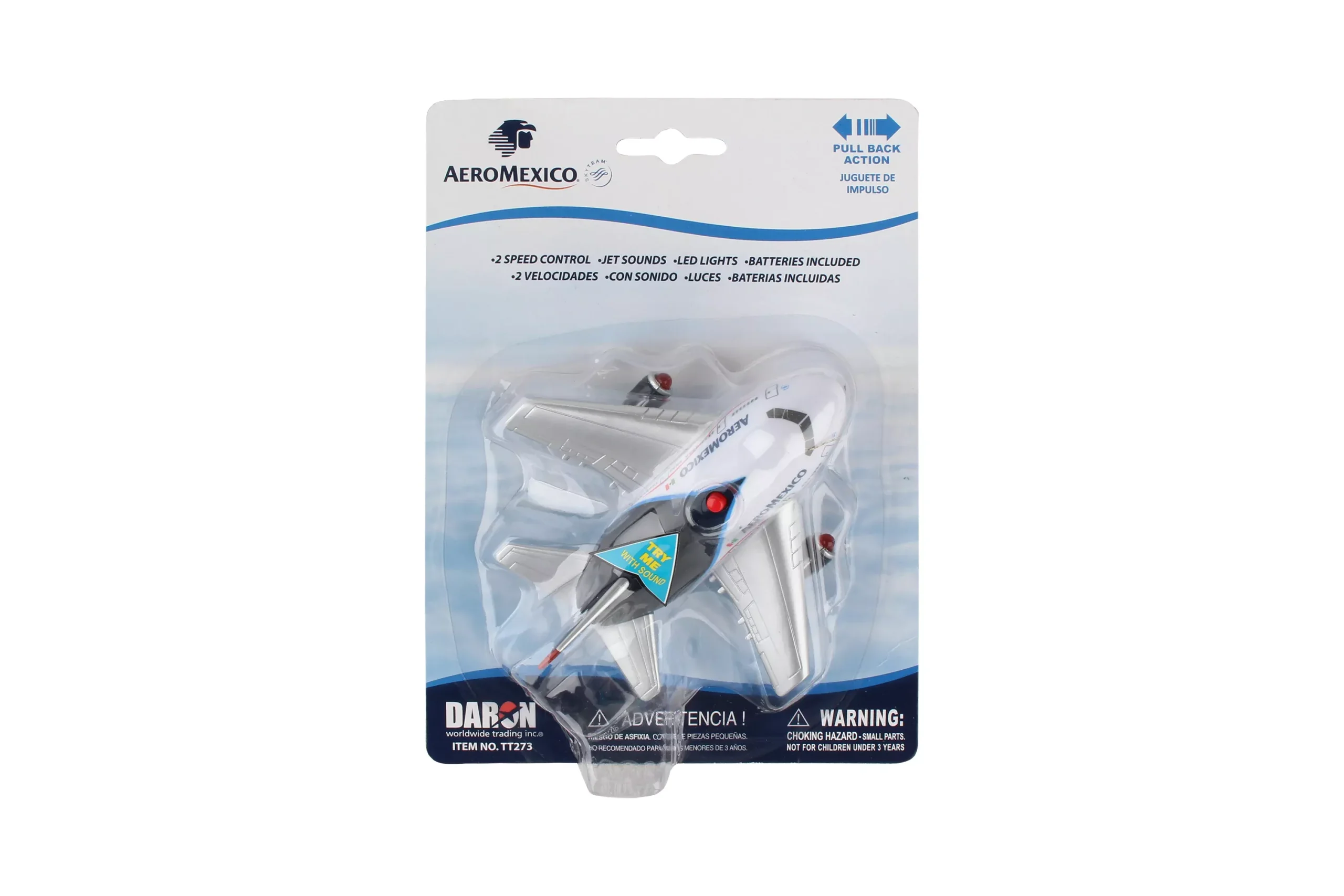 Daron Toytech TT273 Aeromexico Pullback W/Light & Sound