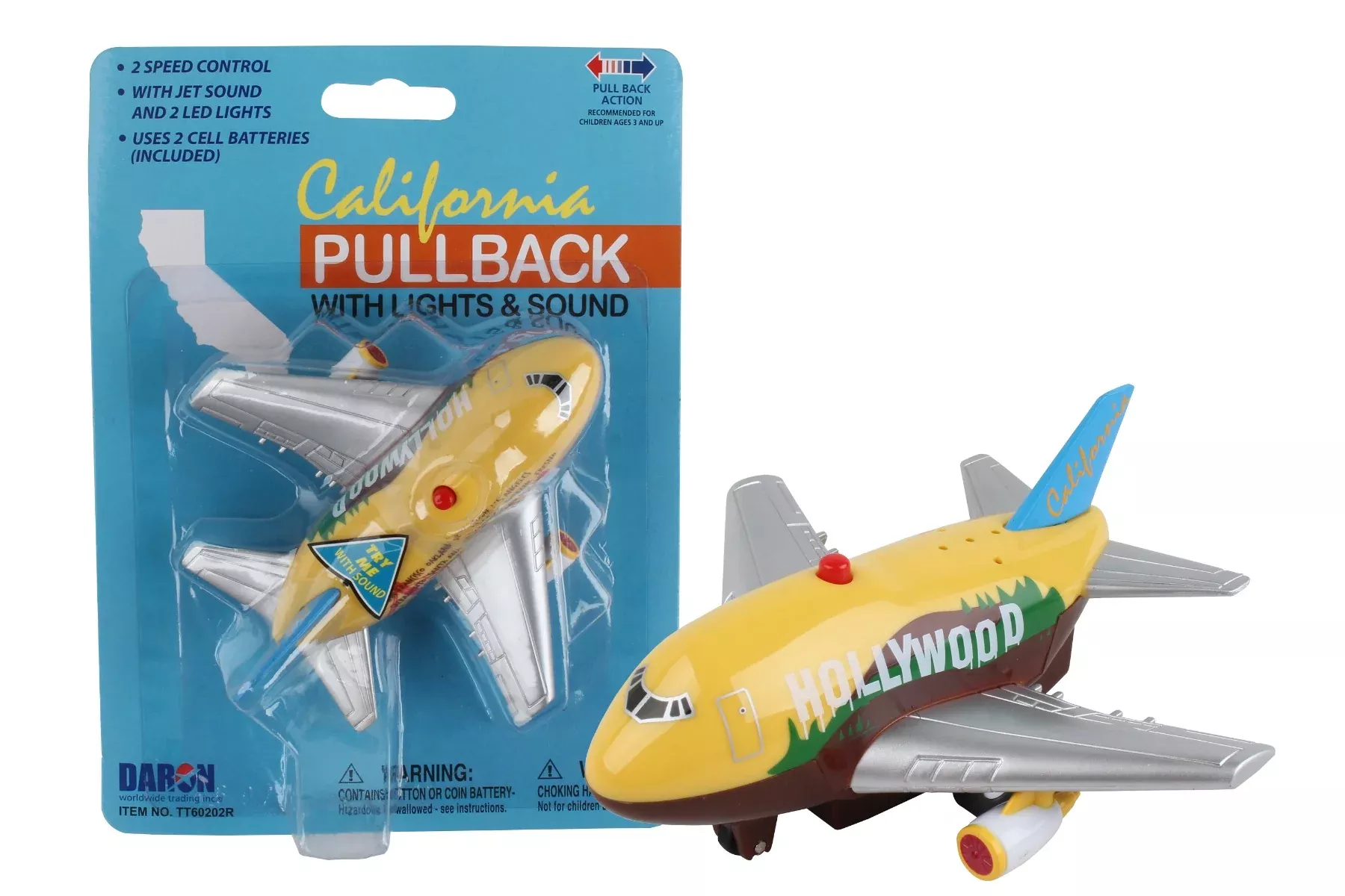 Daron Toytech TT60202 California Pullback W/Light & Sound
