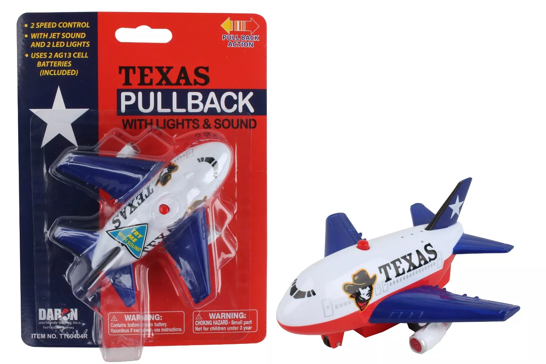 Daron Toytech TT60404 Texas Pullback W/Light & Sound