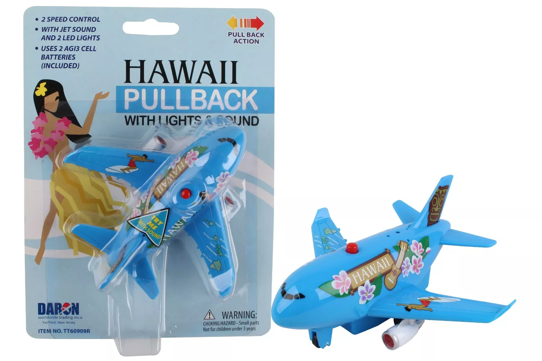 Daron Toytech TT60909 Hawaii Pullback W/Light & Sound