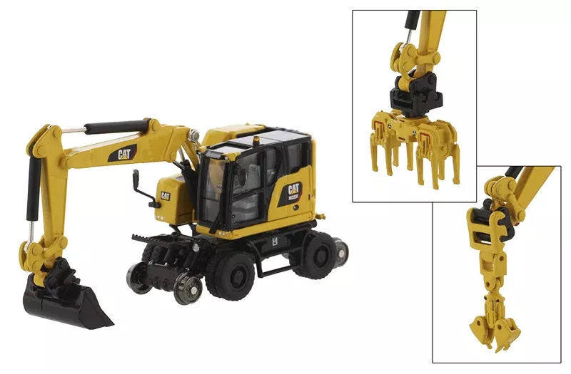 Diecast Masters 85612 1/87 Caterpillar M323F Railroad Excavator