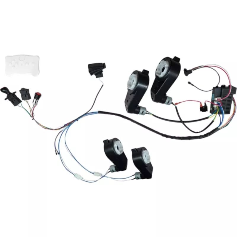 DIY 24V Kids Ride-On Car Modification Kit with Remote Control and Full Wiring Set