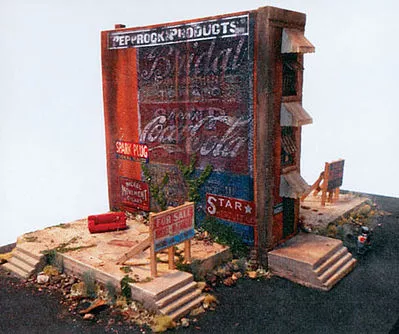 Downtown Deco 1060 HO Scale The Worst Block in Town — Kit
