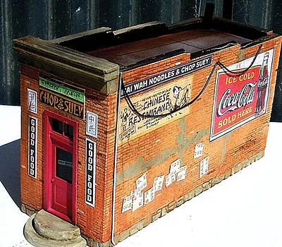 Downtown Deco 1064 HO Scale Chop Suey Take Out — Cast-Hydrocal Kit