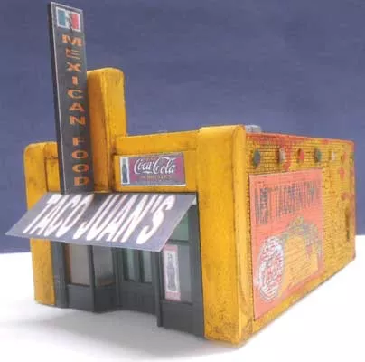 Downtown Deco HO 1082 Taco Juan’s Cast-Hydrocal Kit