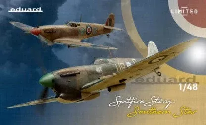 Eduard 11157 1/48 Spitfire Story: WWII Spitfire Mk Vb/Vc Fighter Dual Combo (Ltd Edition Plastic Kit) (D)